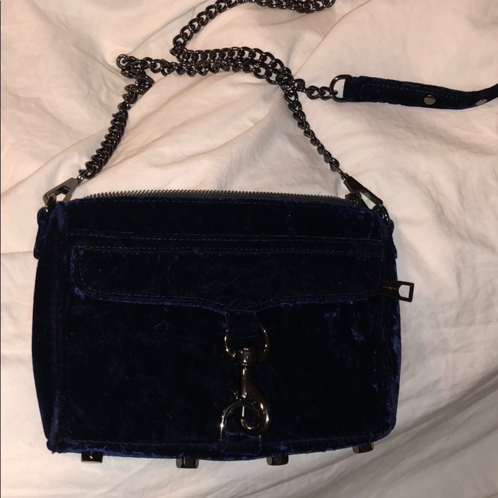 Rebecca Minkoff velvet crossbody